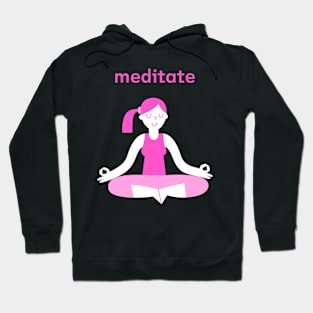 Meditation Girl Hoodie